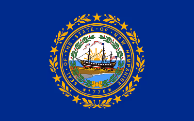 New Hampshire map